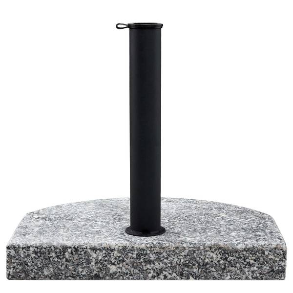 Base per ombrellone The ROCK Granito / Acciaio - Grigio