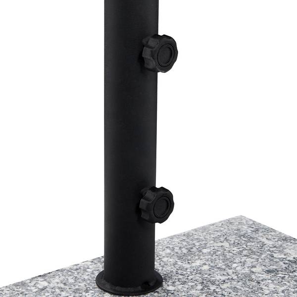 Base per ombrellone The ROCK Granito / Acciaio - Grigio