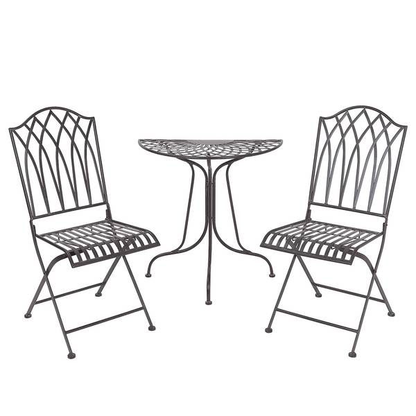 Tavolo da giardino MANDALA GARDEN Ferro - Marrone