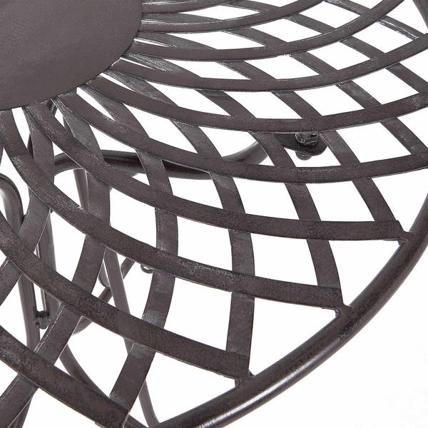 Tavolo da giardino MANDALA GARDEN Ferro - Marrone