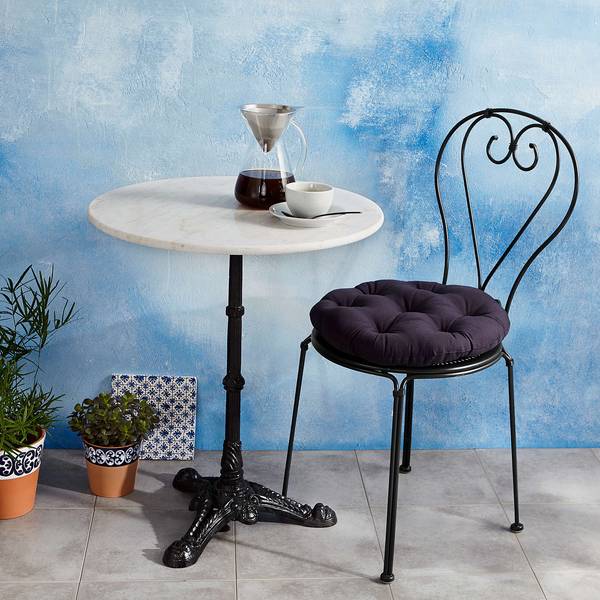 Tuinstoel CENTURY ijzer - zwart - zwart