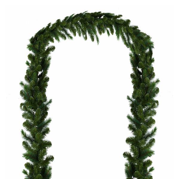 Guirlande dennentak FLORISTA PVC/metaal/karton - donkergroen