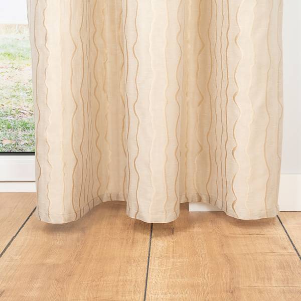 Ösenschal Stream Polyester - Sand - 135 x 245 cm