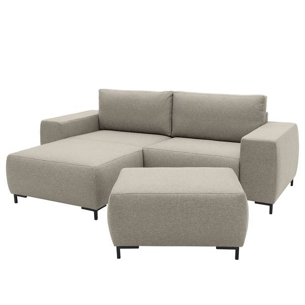 Ecksofa Glenrock Webstoff Bona: Stahl