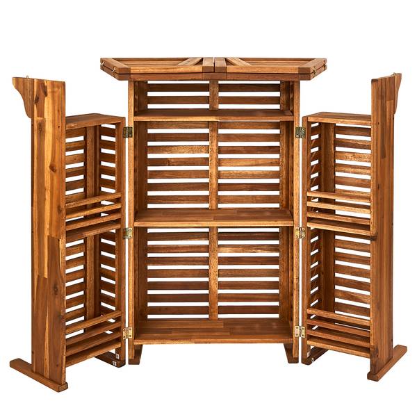 Gartenbar TURNTABLE Akazienholz - Natur