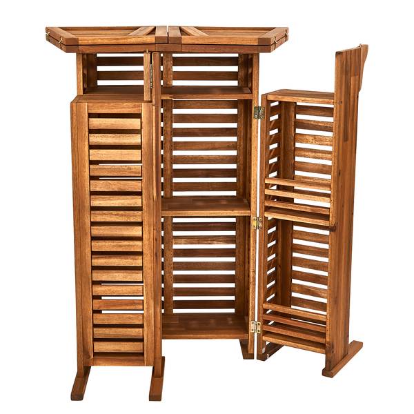 Gartenbar TURNTABLE Akazienholz - Natur