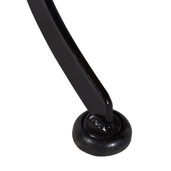 Table pliante PARKLIFE Fer / Partiellement en acacia massif - Noir