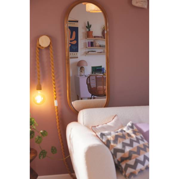 Spiegel Colourfast Rattan - Braun
