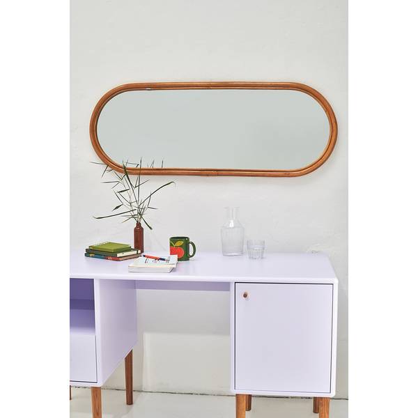 Spiegel Colourfast Rattan - Braun