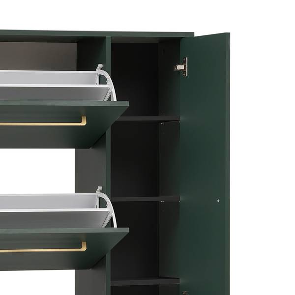 Meuble à chaussures Kent Vert foncé