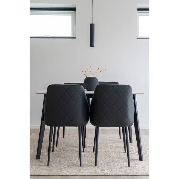 Pendelleuchte Paris Stahl - 1-flammig - Schwarz