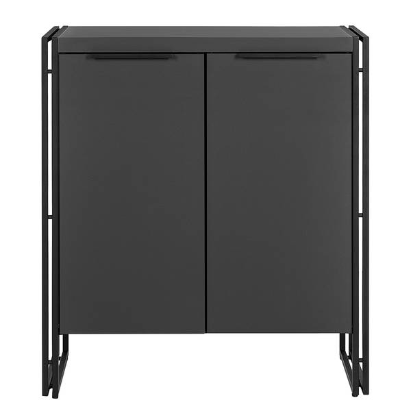 Kast HERBY 2 deuren grafietkleurig