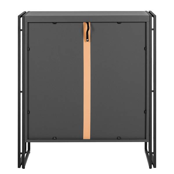 Kast HERBY 2 deuren grafietkleurig