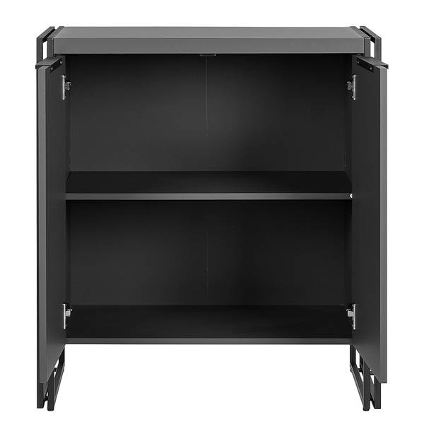 Kast HERBY 2 deuren grafietkleurig