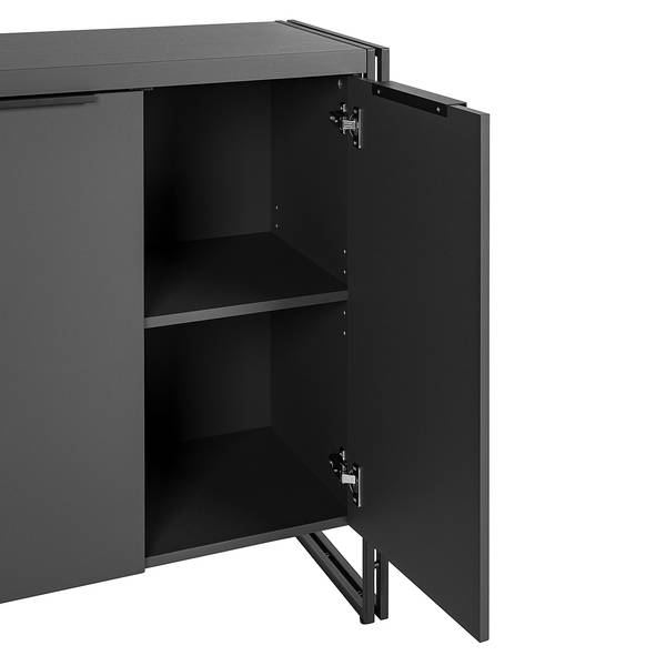 Kast HERBY 2 deuren grafietkleurig