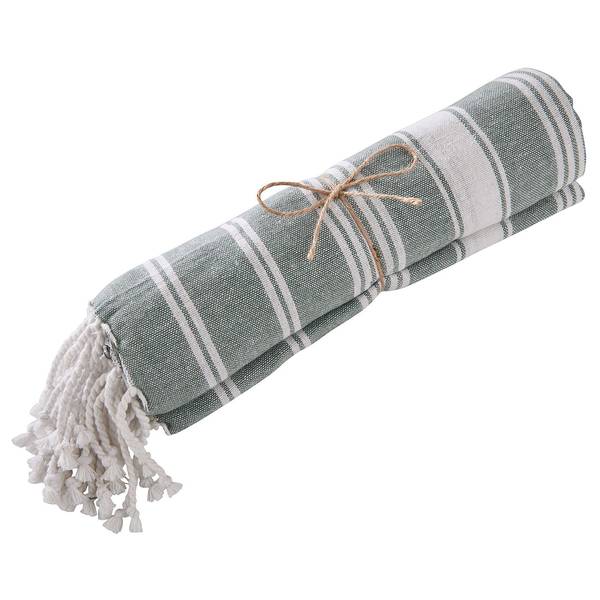 Telo da spiaggia SURFSIDE Baumwolle - Verde scuro