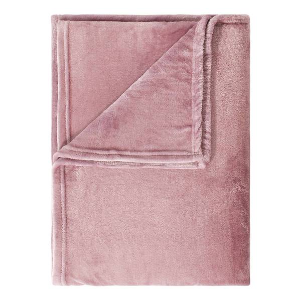 Fleecedecke LAZY DAYS Polyester - Rosa