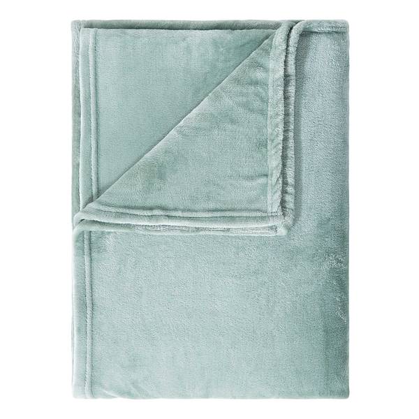 Fleecedecke LAZY DAYS Polyester - Salbei