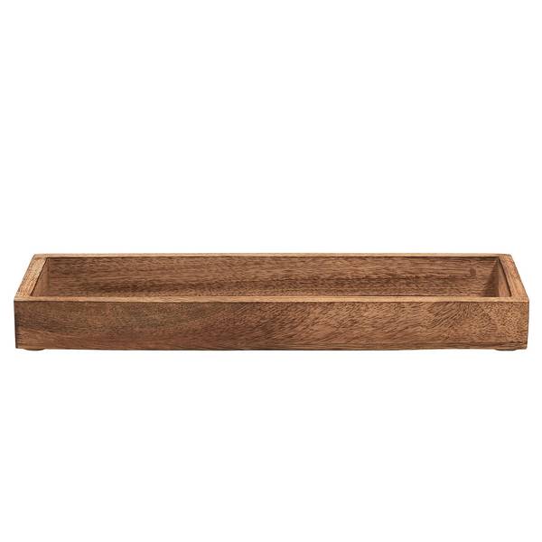 Tablett FOREST Mangoholz - Braun - 12 x 35 cm