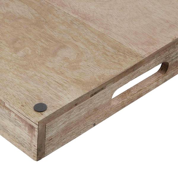 Vassoio decorativo MANGO DAYS Legno di mango - Marrone