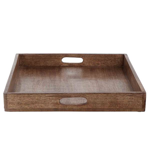 Tablett STANDARD SUPPLY Mangoholz - Braun