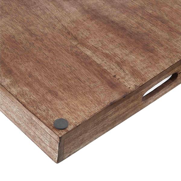 Tablett STANDARD SUPPLY Mangoholz - Braun