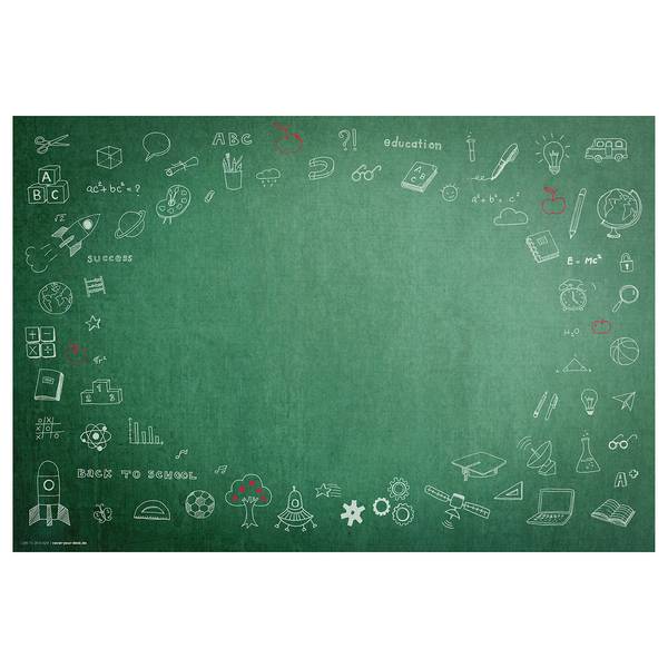 Sets de table Back to School (lot de 1) Vinyle - Vert