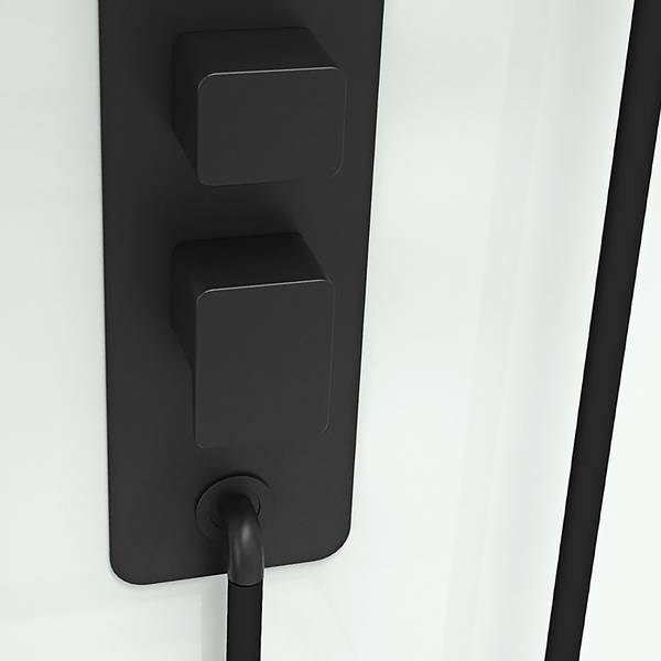 Eckdusche Marwell Bricks Weiß