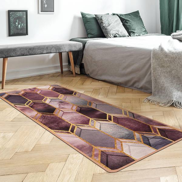 Loper/yogamat Glas in Lood Oppervlak: kurk<br>Onderkant: natuurlijk rubber