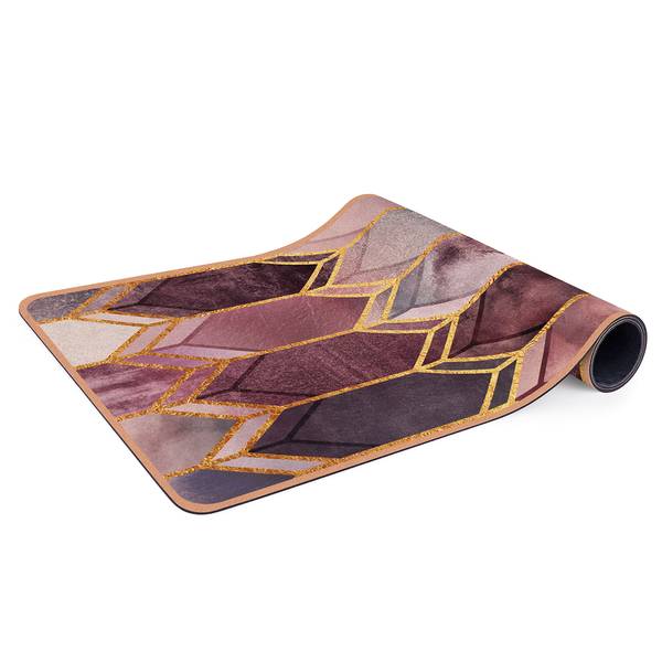 Loper/yogamat Glas in Lood Oppervlak: kurk<br>Onderkant: natuurlijk rubber