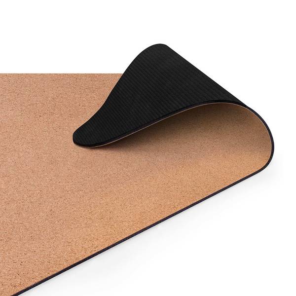 Loper/yogamat Glas in Lood Oppervlak: kurk<br>Onderkant: natuurlijk rubber