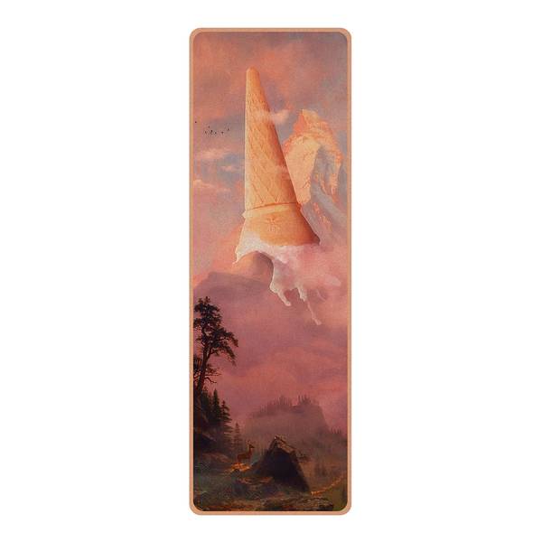 Läufer/Yogamatte Eisberg Oberfläche: Kork / Unterseite: Naturkautschuk - Pink