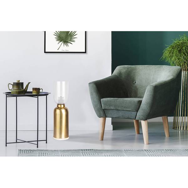 Portacandele da terra Shyam 100 Ferro / Vetro trasparente - Dorato