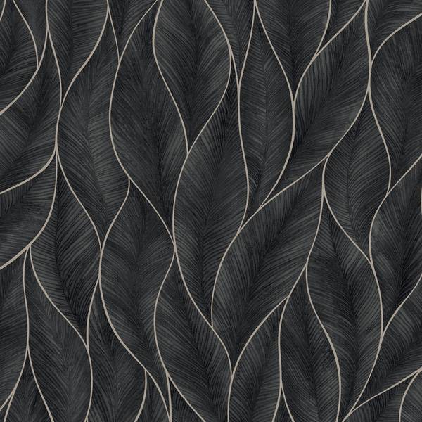 Papier peint intissé Subtil Intissé - Argenté