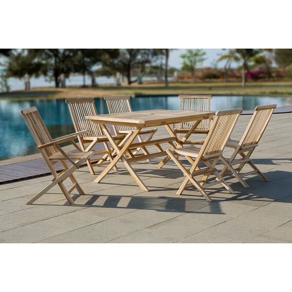 Gartentisch Seebeck Teakholz - Natur