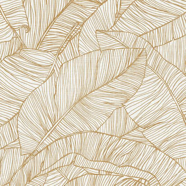 Vliestapete Kaya Vlies - Gold
