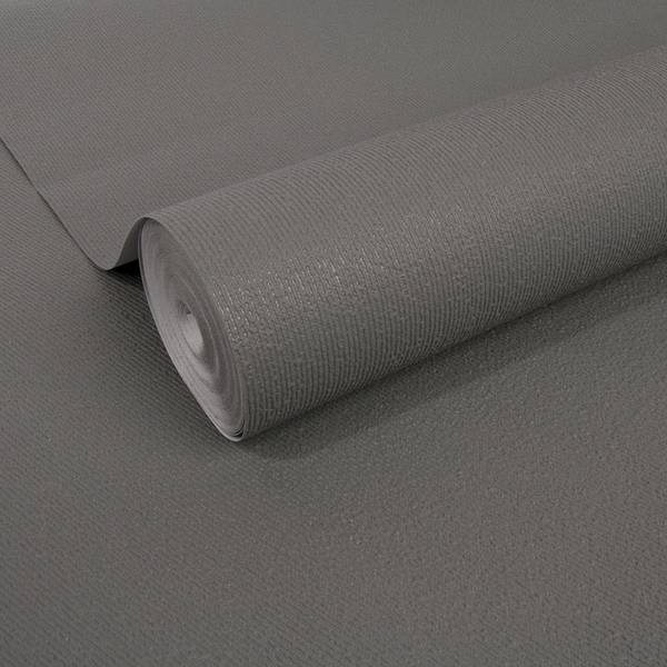 Papier peint intissé Loom Intissé - Gris foncé