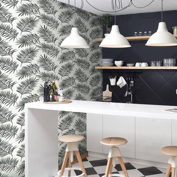 Vliestapete Scandi Vlies - Grün