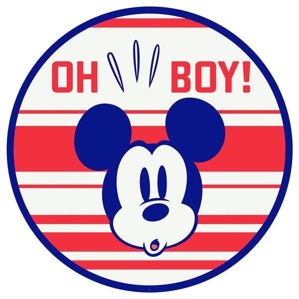 Fotomurale Mickey Oh Boy Autoadesivo