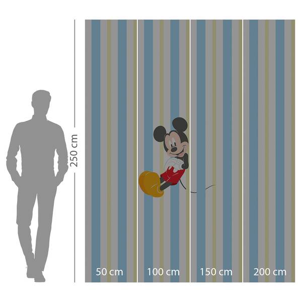Fotomurale Mickey Relax Multicolore - Altro - 200 x 250 x 0.1 cm