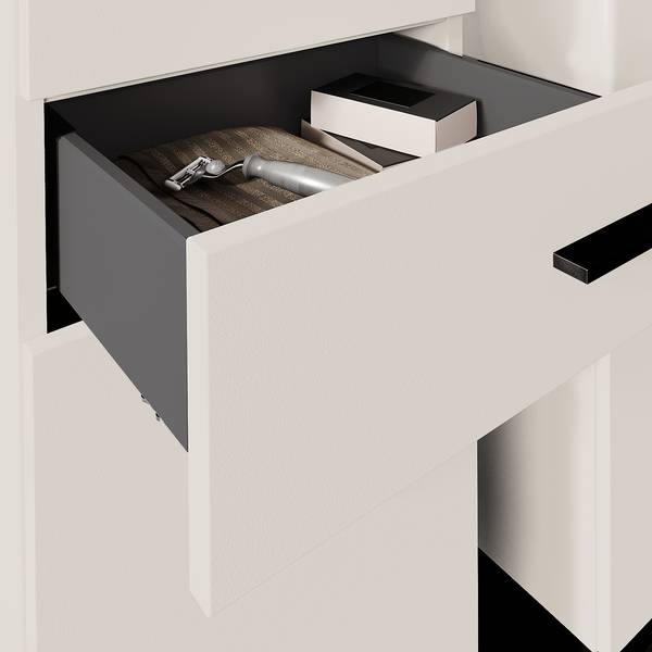 Badkamerset Yonkers V (5-delig) inclusief verlichting - kasjmier