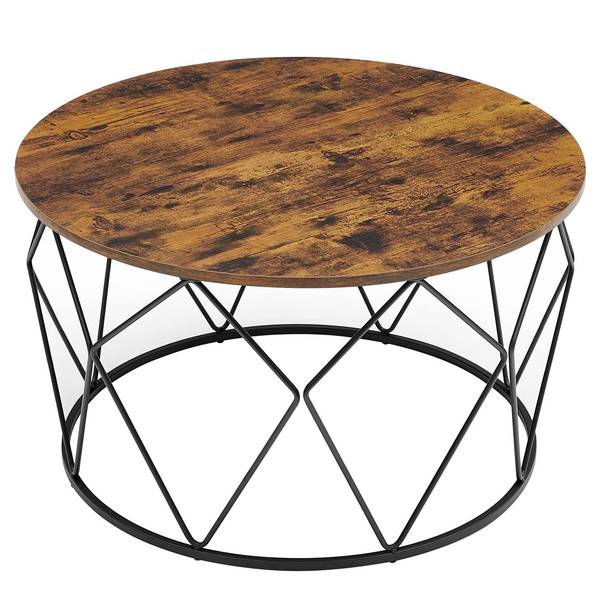 Tavolino da salotto Tuxford I Marrone / Nero