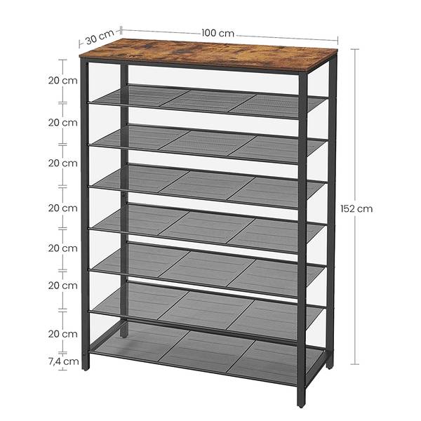 Scarpiera Bettyhill Altezza: 152 cm