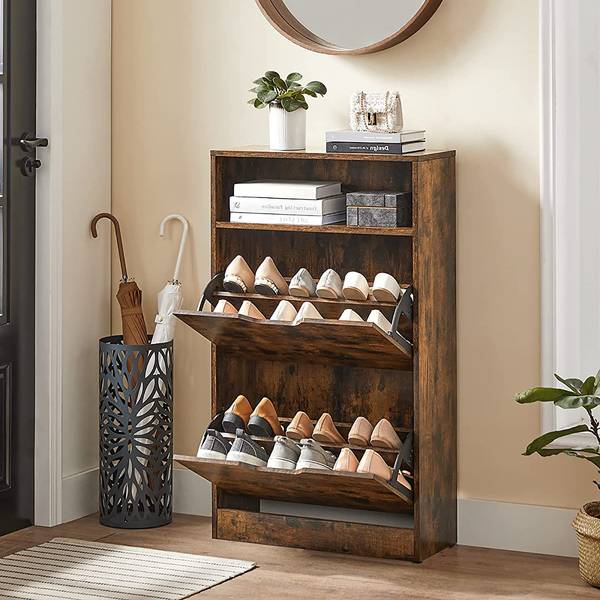 Schuhkipper Montcel Braun - Höhe: 102 cm