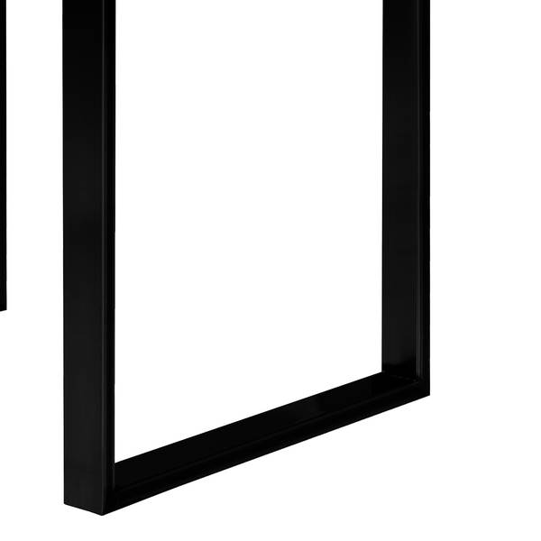 Esstisch Megana Eiche Artisan Dekor - Breite: 140 cm - Schwarz
