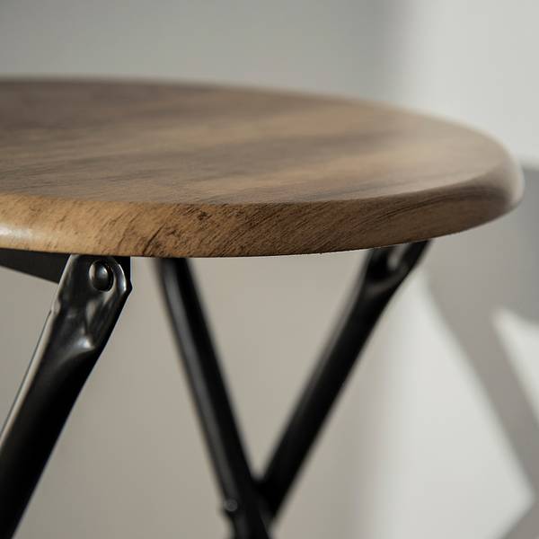 Pflanzenhocker Forio Stahl - Braun / Schwarz