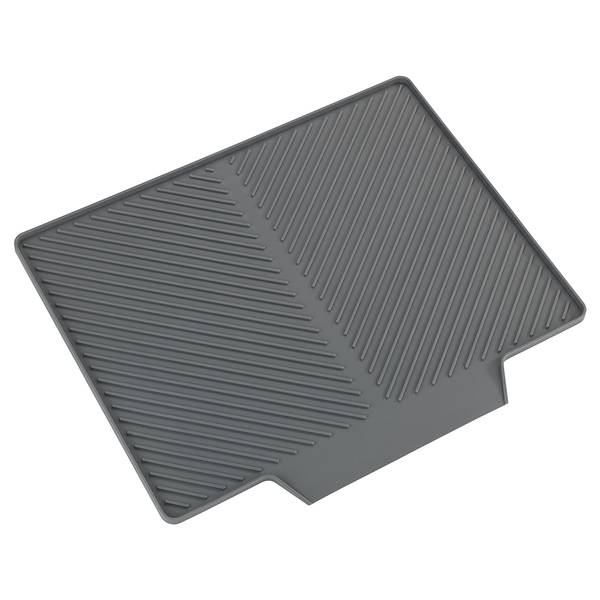 Abtropfmatte Nelia Kunststoff - Grau