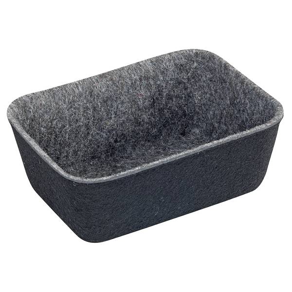 Schubladen-Organizer Filz (7-teilig) Polyester - Schwarz / Grau