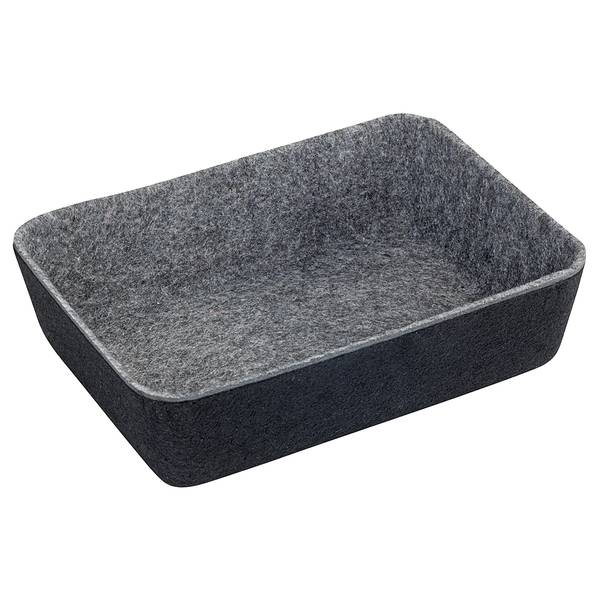 Schubladen-Organizer Filz (7-teilig) Polyester - Schwarz / Grau
