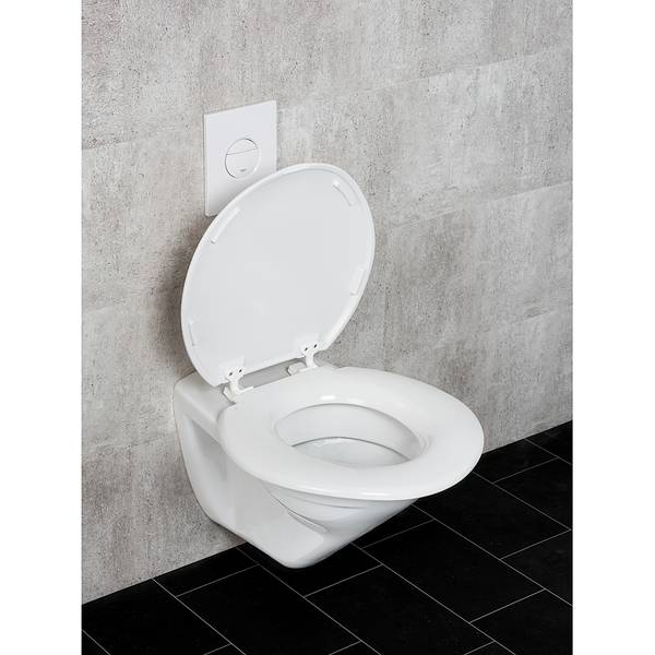 WC-Sitz Torino XXL Duroplast / Kunststoff - Weiß